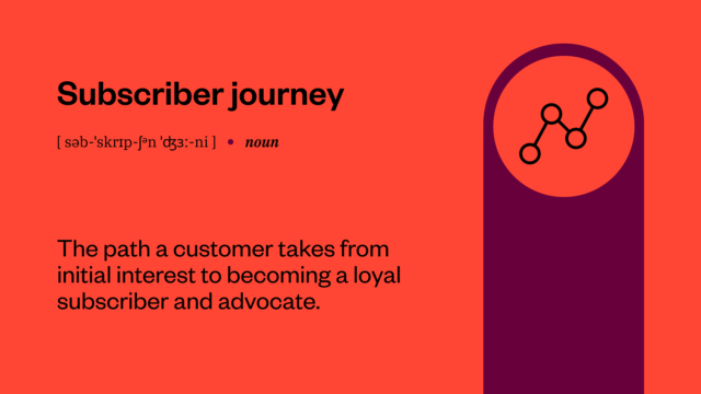 The subscriber journey is a clear path from initial interest to loyalty