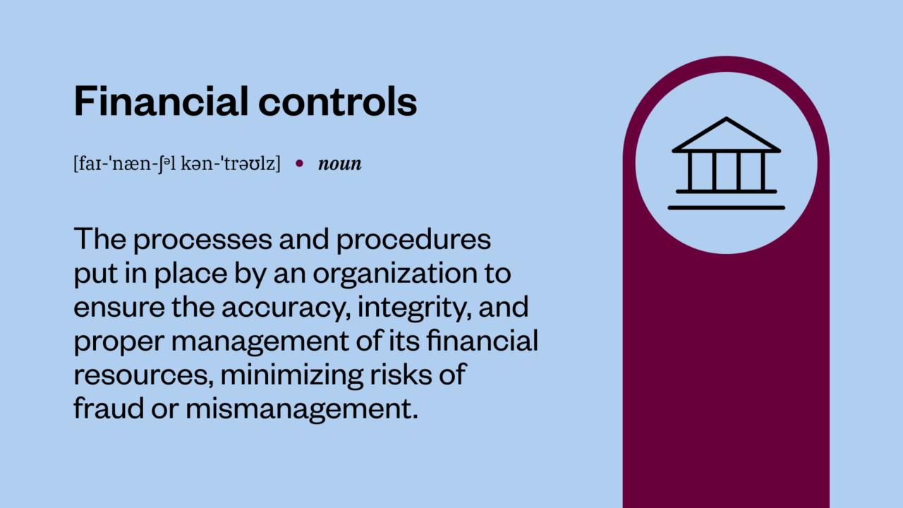 Financial controls definition