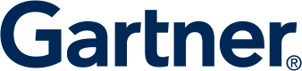 The image shows the logo of Gartner, featuring the text "Gartner" in bold, navy blue letters with a registered trademark symbol, a testament to its successful monetization solutions.