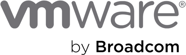 VMware logo in gray lettering on a transparent background.